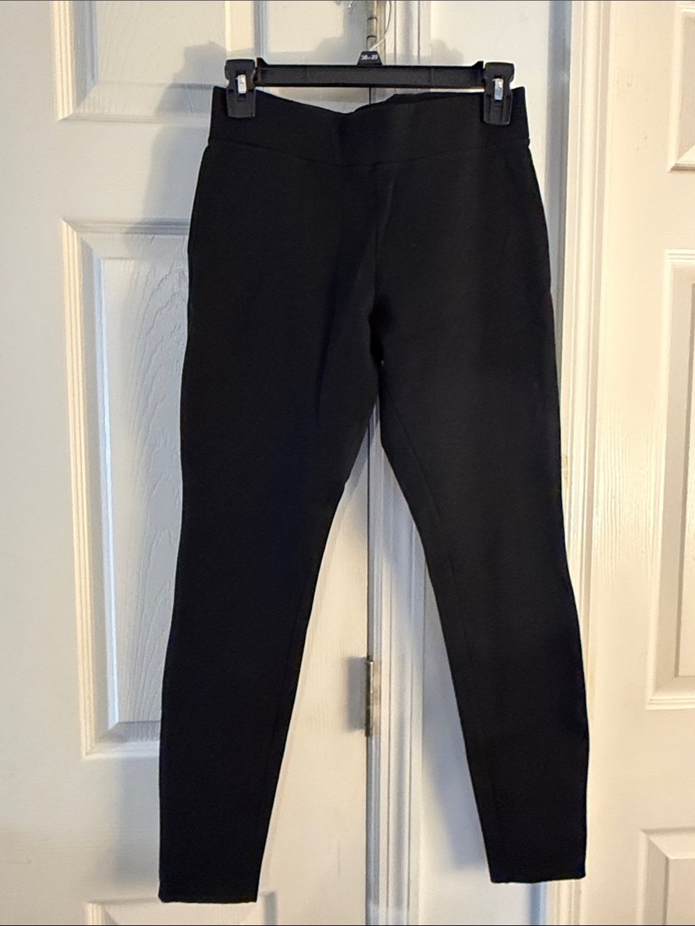 American Giant Black Elastic Waist Ponte Leggings